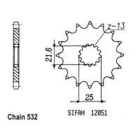 Přední řetězové kolečko Suzuki